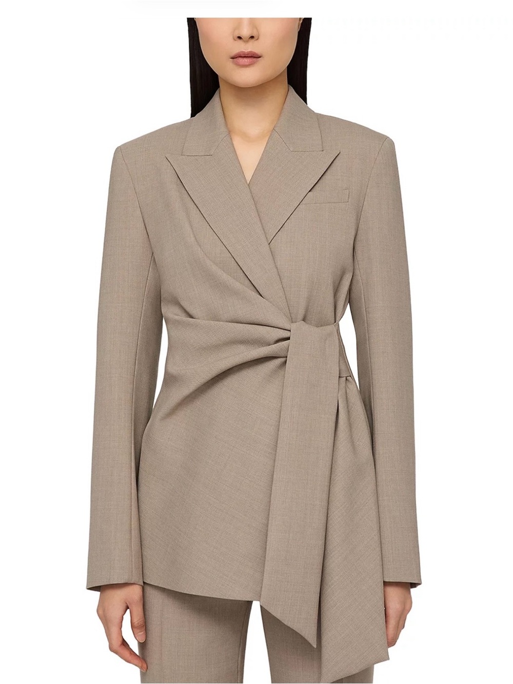 Lafayette 148 New York Wrap-Front Blazer, Size 4